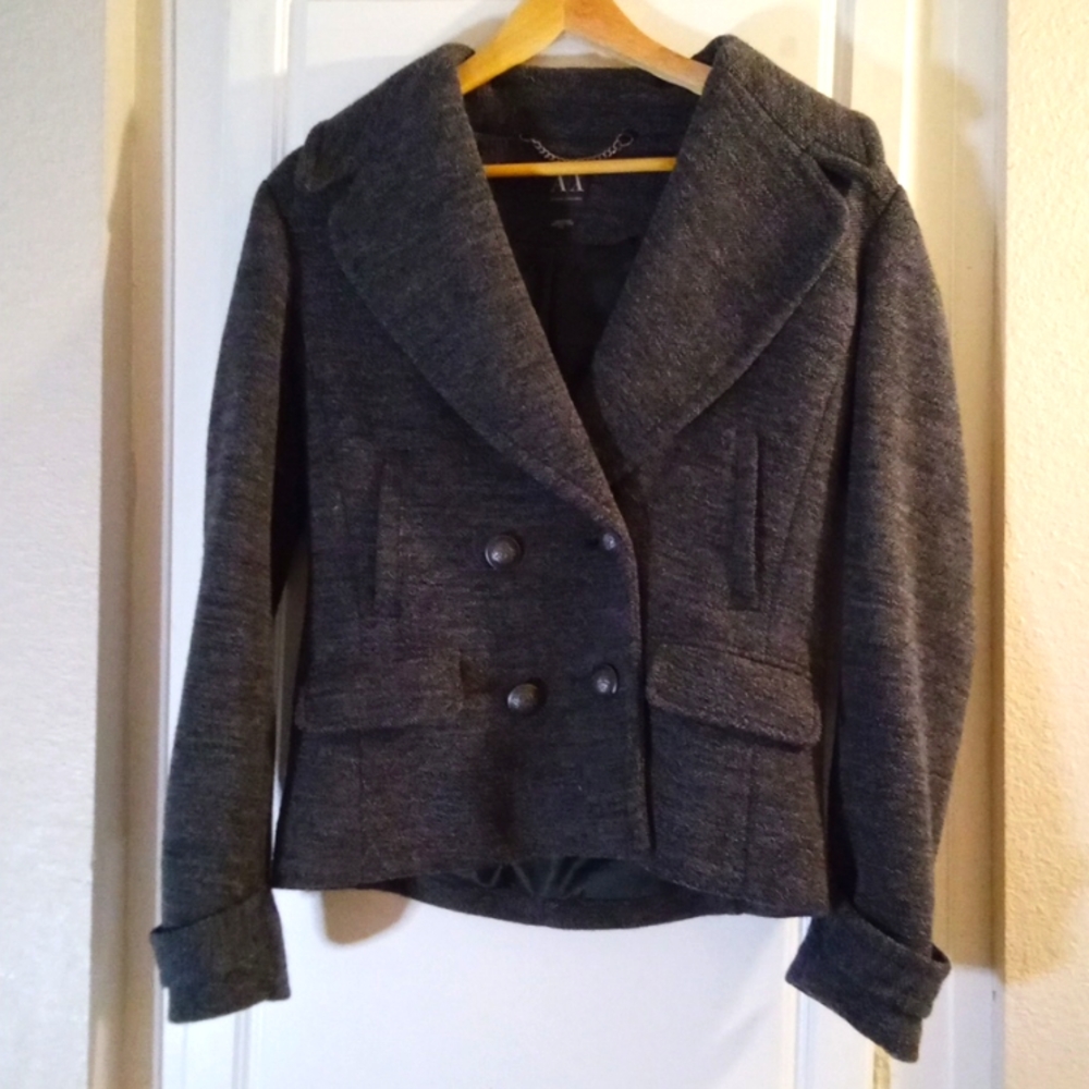 A/X Armani Exchange Heavy Gray Black Jacket MINT Size SP